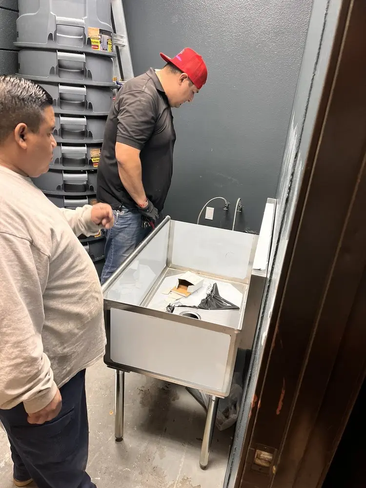 Commercial plumbing and sink installation in Sweetwater